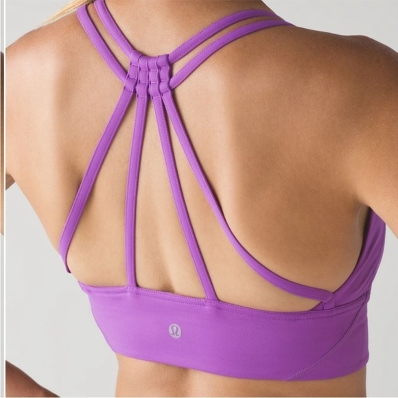 Lululemon As You Like Bra Sports Bra Size 2 Moonlit Magenta Purple - Picture 2 of 10